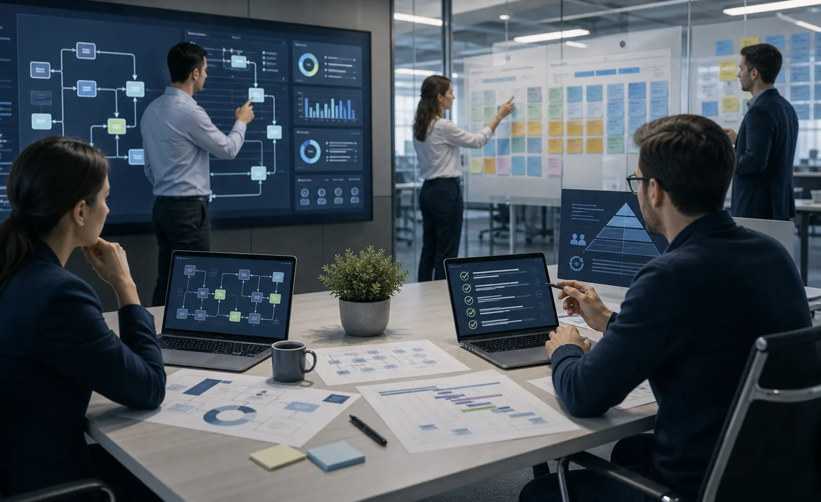 Prozessdigitalisierung, KI, Testing und agiles Projektmanagement