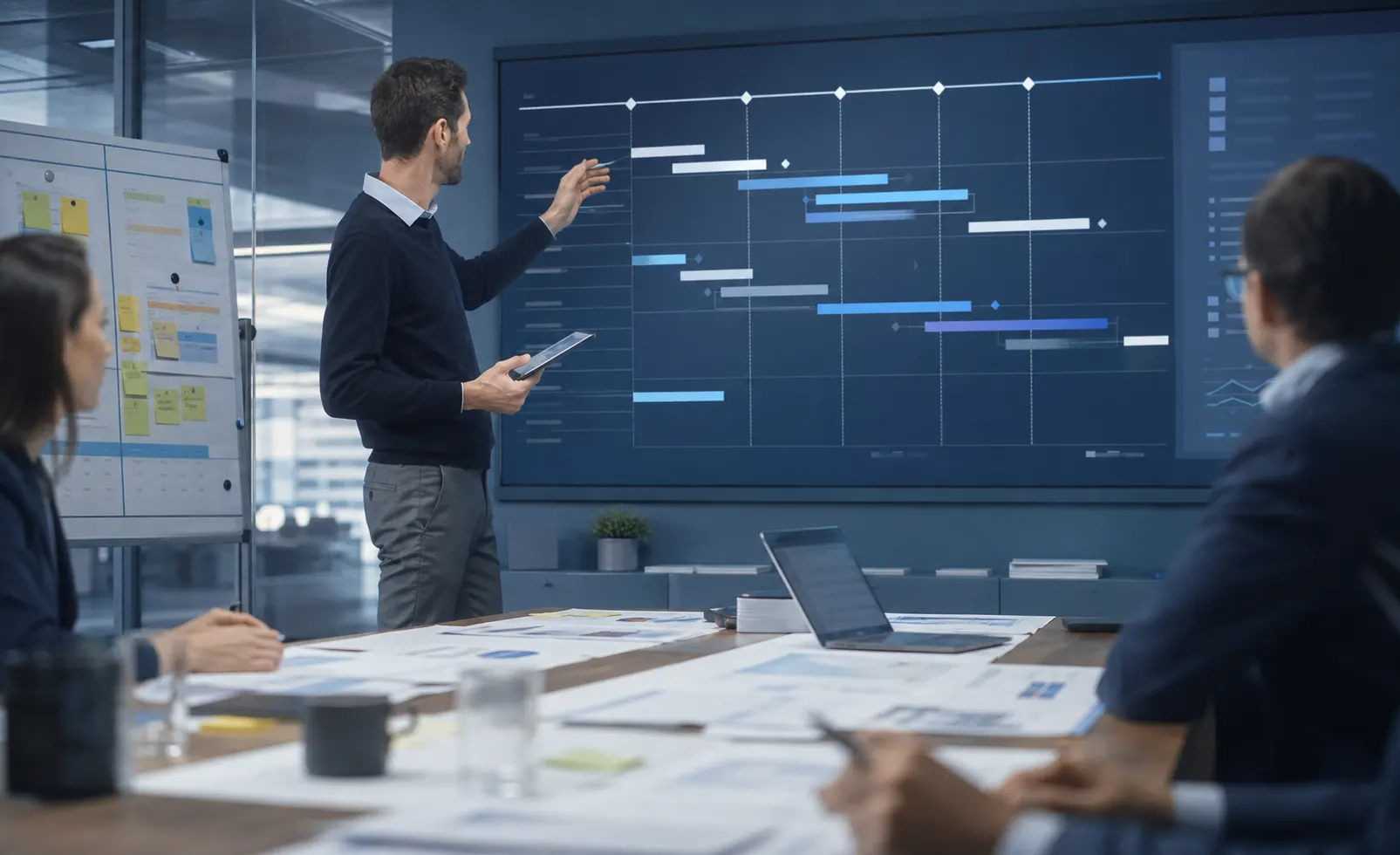Projektsteuerung mit Roadmap, Meilensteinen und Abstimmung im Team